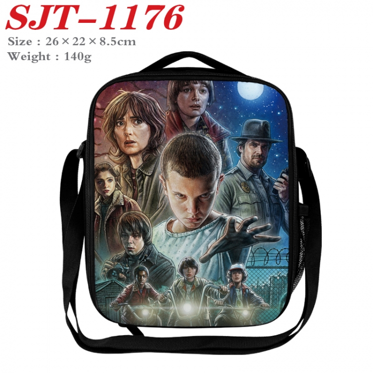 Stranger Things Anime Lunch Bag Crossbody Bag 26x22x8.5cm SJT-1176