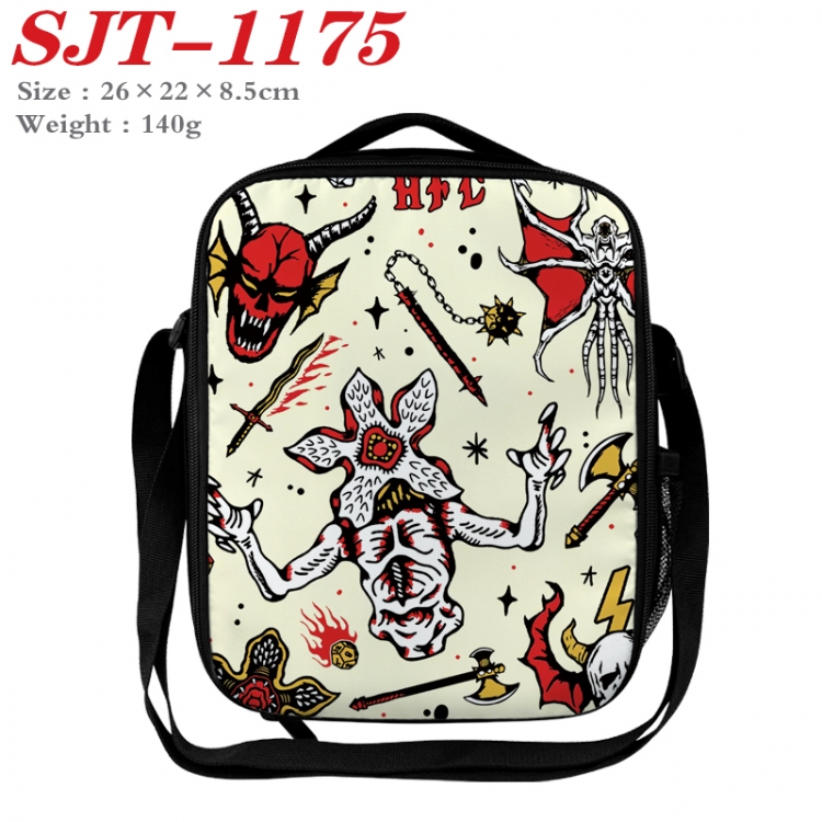 Stranger Things Anime Lunch Bag Crossbody Bag 26x22x8.5cm SJT-1175