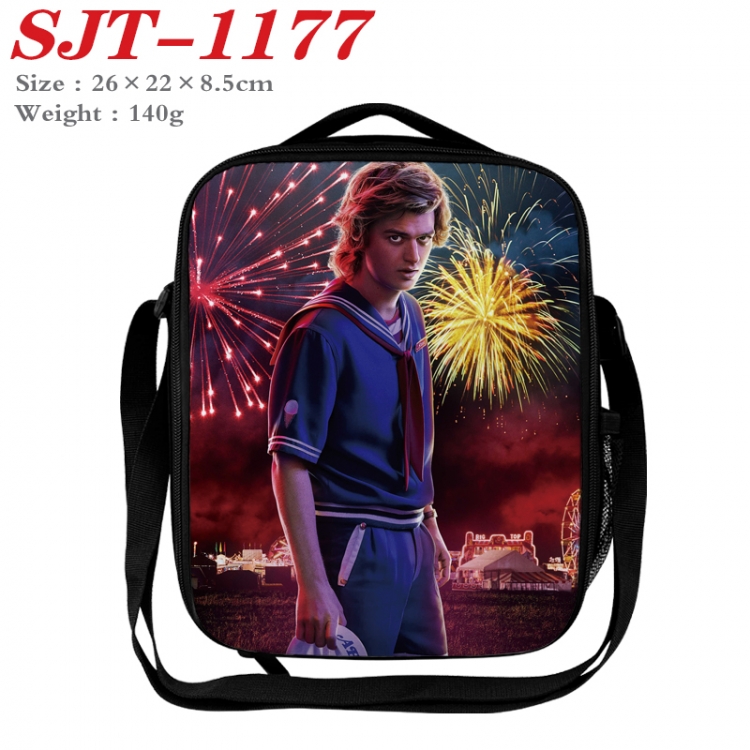 Stranger Things Anime Lunch Bag Crossbody Bag 26x22x8.5cm  SJT-1177