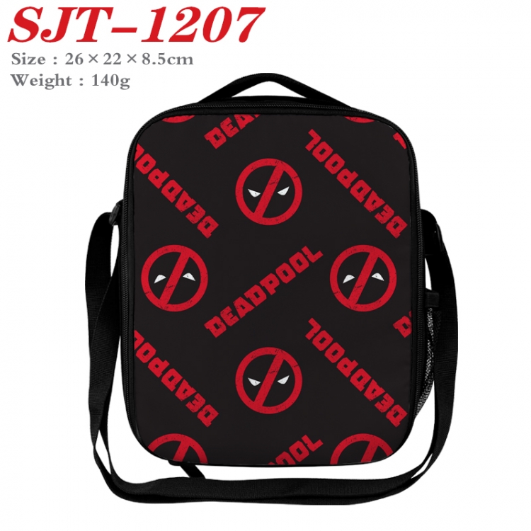 Deadpool Anime Lunch Bag Crossbody Bag 26x22x8.5cm  SJT-1207