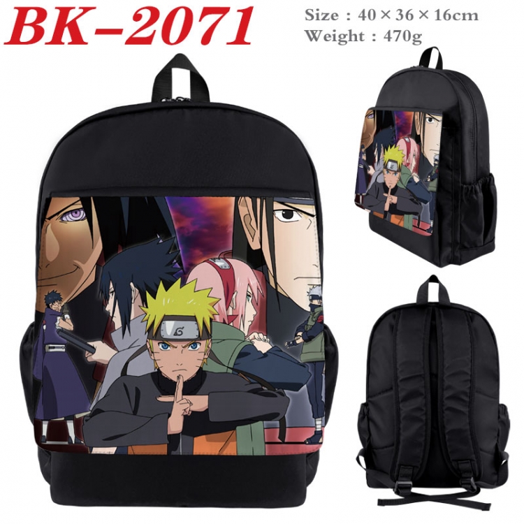 Naruto New nylon canvas waterproof backpack 40X36X16CM BK-2071