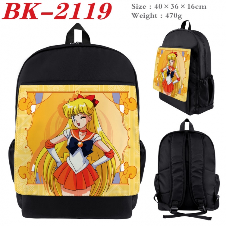 sailormoon New nylon canvas waterproof backpack 40X36X16CM  BK-2119