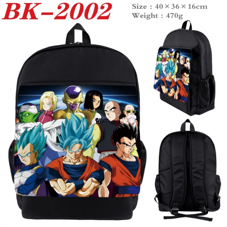 DRAGON BALL New nylon canvas waterproof backpack 40X36X16CM BK-2002
