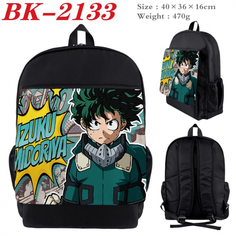 My Hero Academia New nylon canvas waterproof backpack 40X36X16CM BK-2133