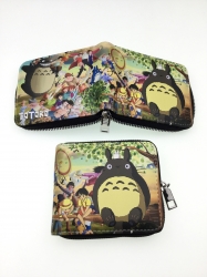 TOTORO Medium zipper card leat...