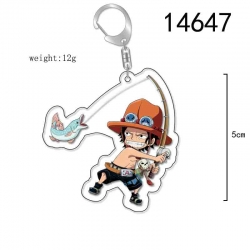 One Piece Anime Acrylic Keycha...