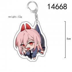 Chainsaw man Anime Acrylic Key...