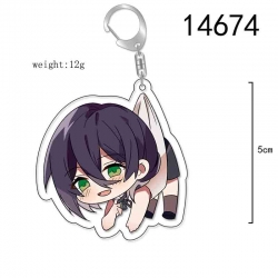 Chainsaw man Anime Acrylic Key...