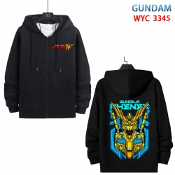 Gundam Anime cotton zipper pat...