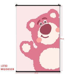 Strawberry Bear cartoon black ...