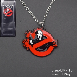 Scream Anime Metal Necklace Pe...