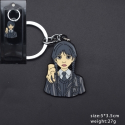 Wednesday Anime cartoon keycha...