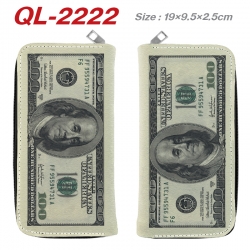 paper money perimeter long zip...