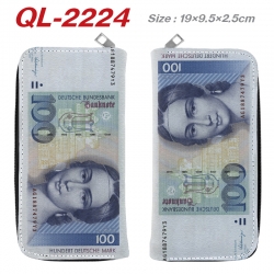 paper money perimeter long zip...