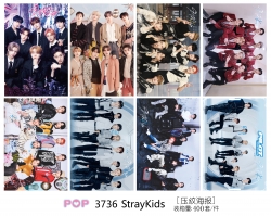 Straykids Embossed poster 8 pc...