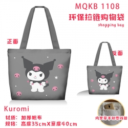 Kuromi cartoon canvas shoulder...