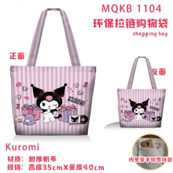 Kuromi cartoon canvas shoulder...