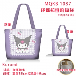 Kuromi cartoon canvas shoulder...