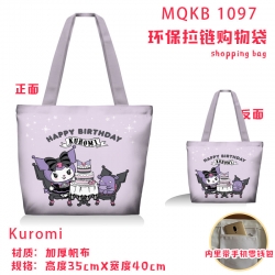 Kuromi cartoon canvas shoulder...