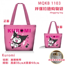 Kuromi cartoon canvas shoulder...