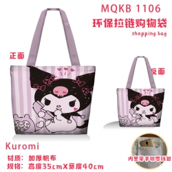 Kuromi cartoon canvas shoulder...