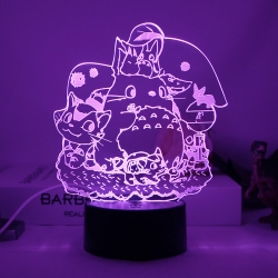 TOTORO 3D night light USB touc...