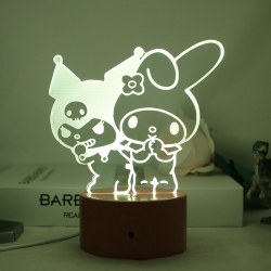 melody 3D night light USB touc...