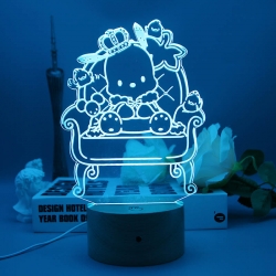 3D night light USB touch switc...