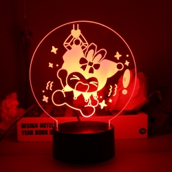 3D night light USB touch switc...