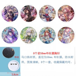 Genshin Impact Anime Round clo...