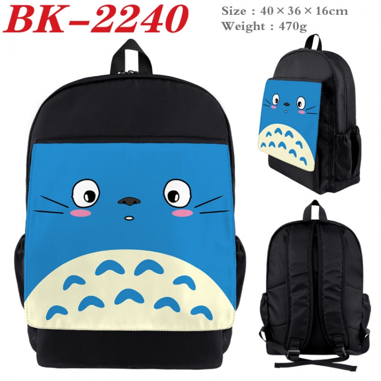 TOTORO New nylon canvas waterproof backpack 40X36X16CM BK-2240