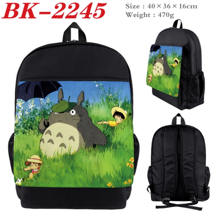 TOTORO New nylon canvas waterproof backpack 40X36X16CM  BK-2245