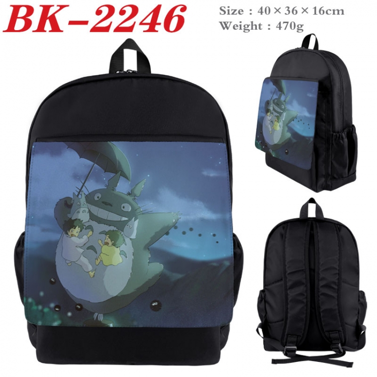 TOTORO New nylon canvas waterproof backpack 40X36X16CM BK-2246