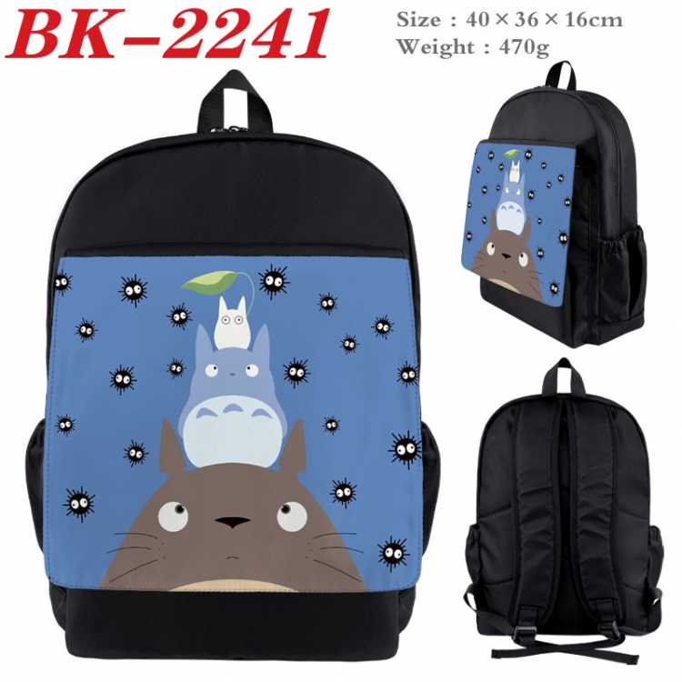 TOTORO New nylon canvas waterproof backpack 40X36X16CM BK-2241