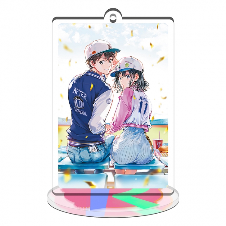 The Art of Masamune-kuns Acrylic rectangular small Stand Plates keychain pendant 8CM