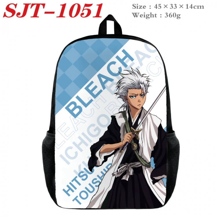 Bleach Anime nylon canvas backpack student backpack 45x33x14cm SJT-1051