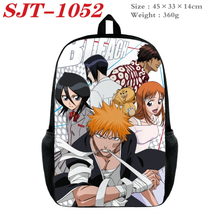 Bleach Anime nylon canvas backpack student backpack 45x33x14cm SJT-1052