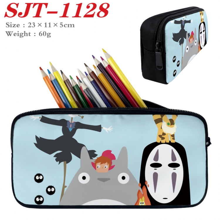 TOTORO Anime nylon student pencil case 23x11x5cm