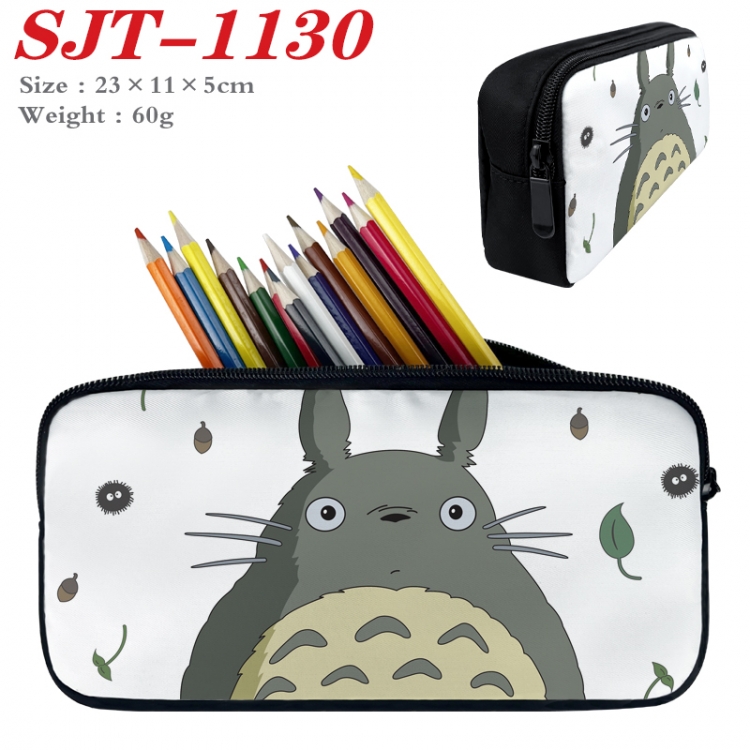 TOTORO Anime nylon student pencil case 23x11x5cm