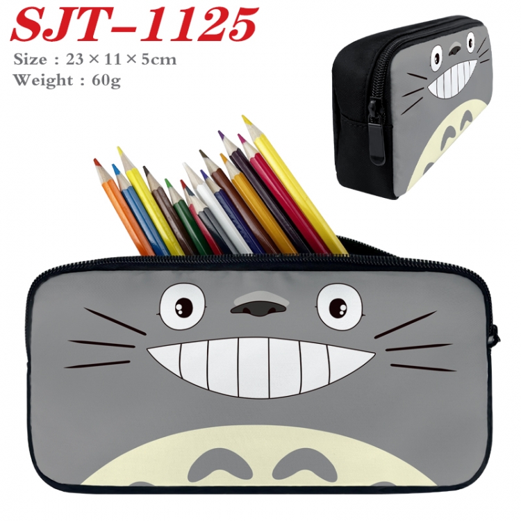 TOTORO Anime nylon student pencil case 23x11x5cm