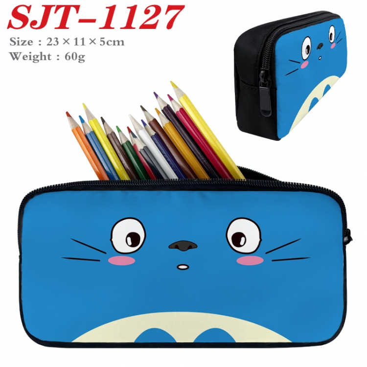 TOTORO Anime nylon student pencil case 23x11x5cm