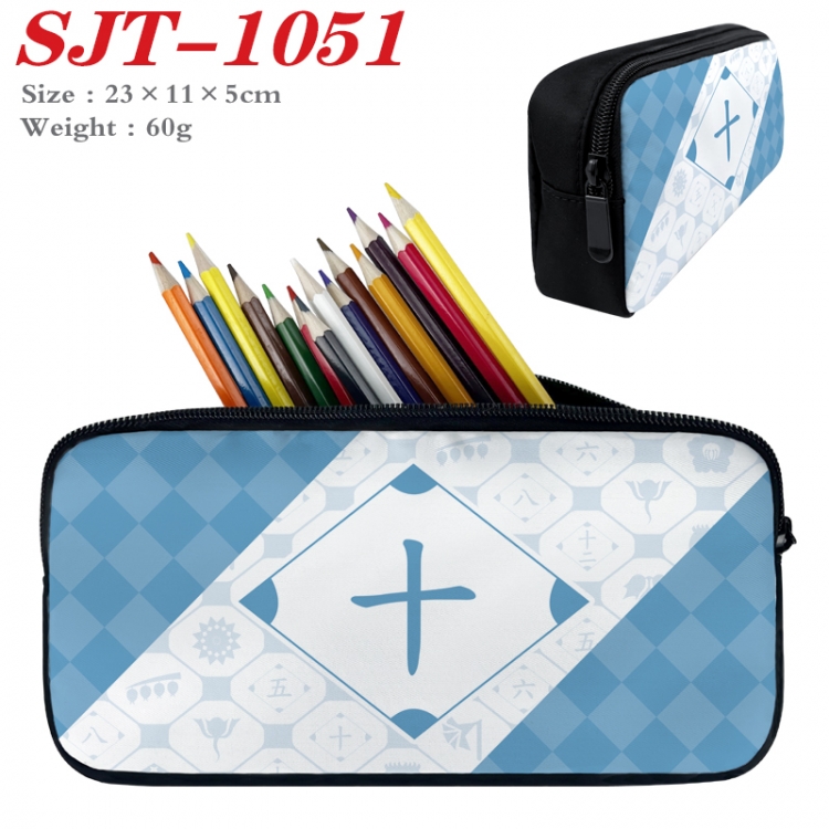 Bleach  Anime nylon student pencil case 23x11x5cm