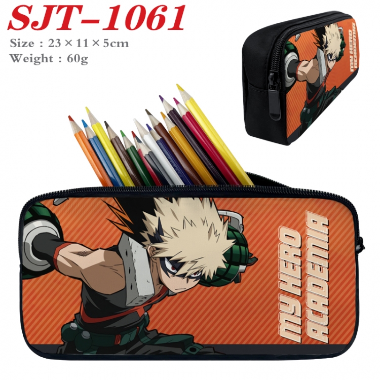 My Hero Academia  Anime nylon student pencil case 23x11x5cm