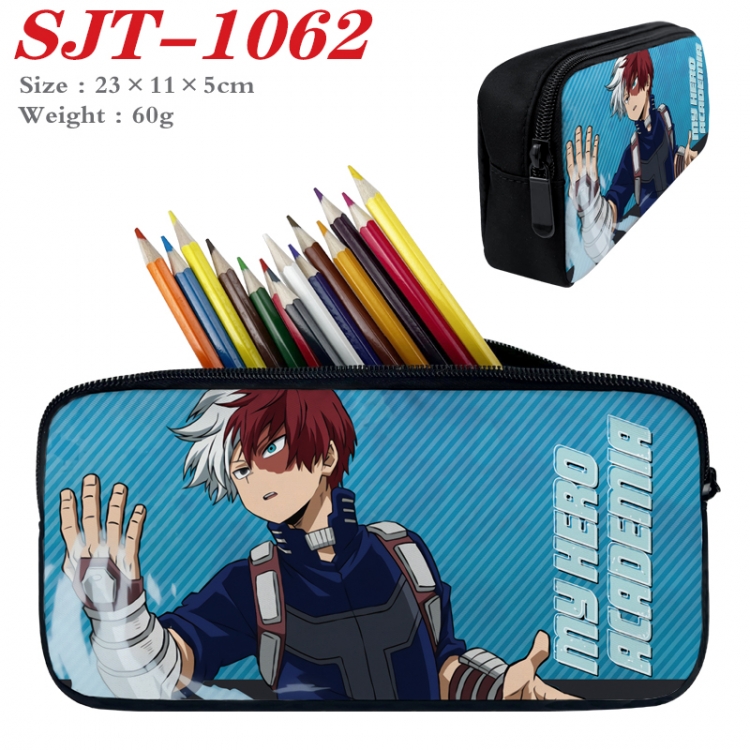 My Hero Academia  Anime nylon student pencil case 23x11x5cm