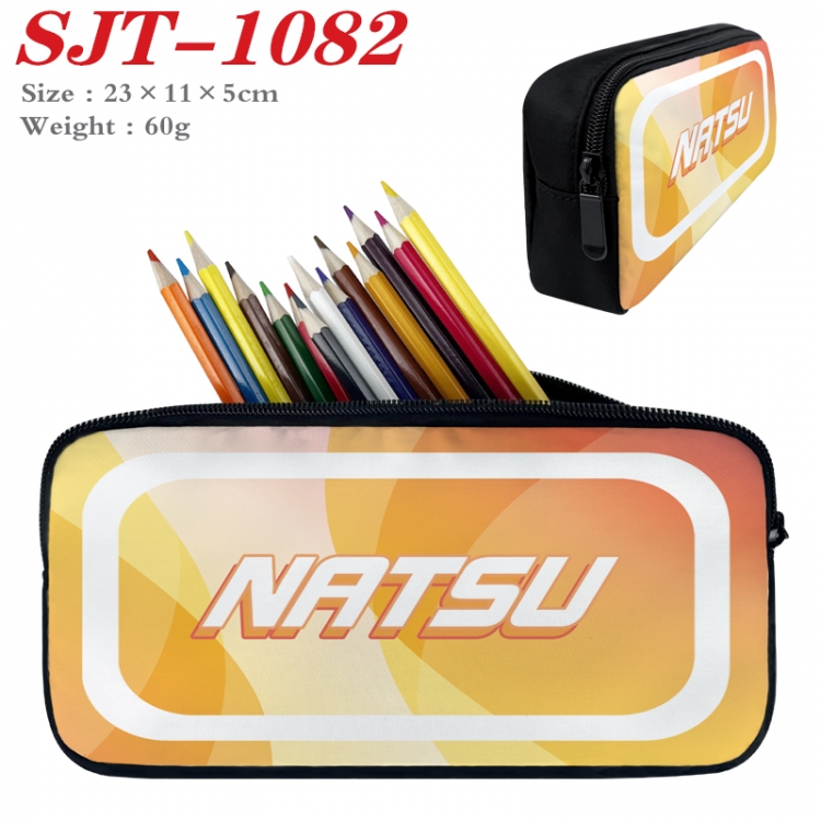 Fairy tail  Anime nylon student pencil case 23x11x5cm