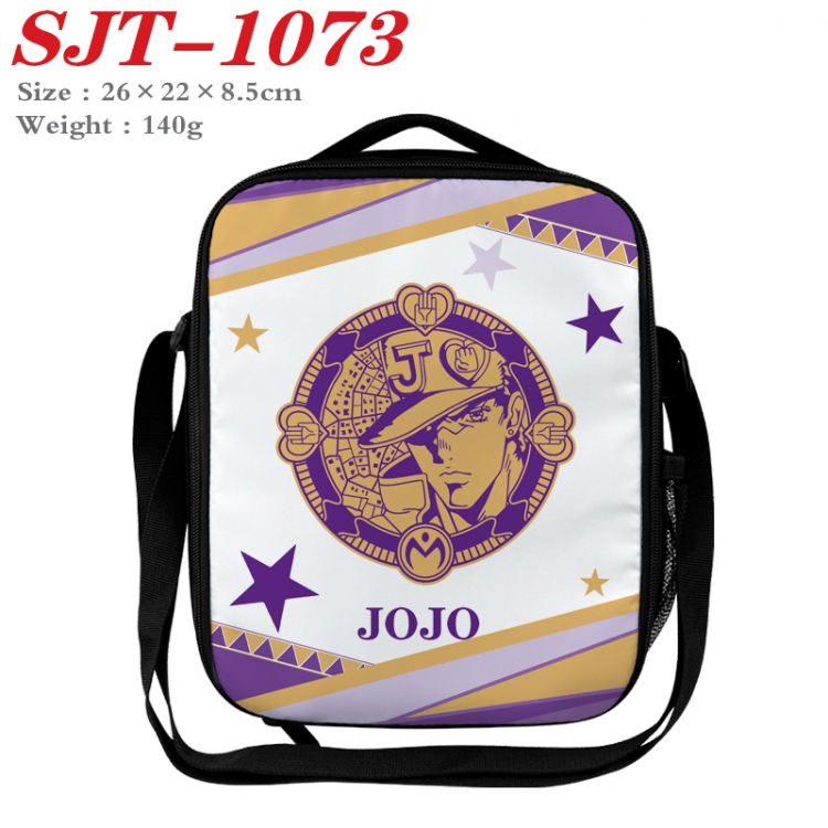 JoJos Bizarre Adventure Anime Lunch Bag Crossbody Bag 26x22x8.5cm