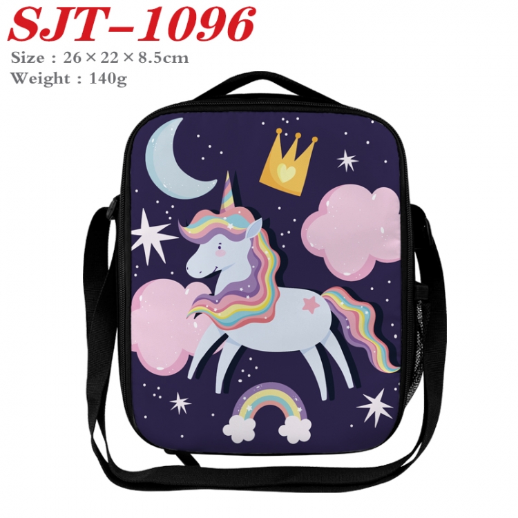 Unicorn Anime Lunch Bag Crossbody Bag 26x22x8.5cm