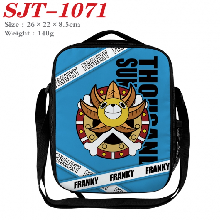 One Piece Anime Lunch Bag Crossbody Bag 26x22x8.5cm