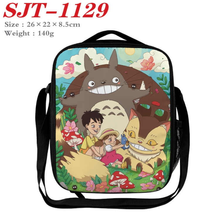 TOTORO Anime Lunch Bag Crossbody Bag 26x22x8.5cm