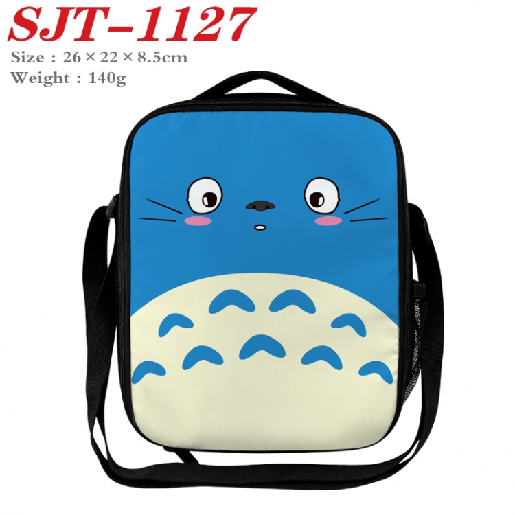 TOTORO Anime Lunch Bag Crossbody Bag 26x22x8.5cm